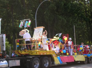 Canada Day 2014 Art Rave float